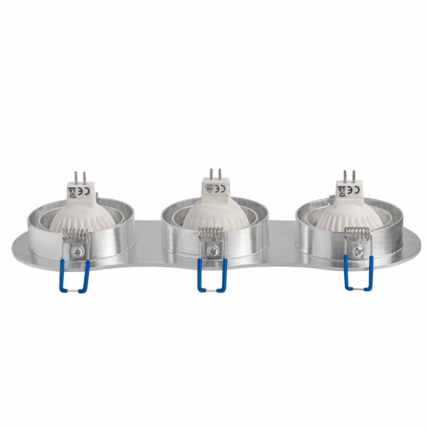 LED Einbaustrahler MR16 flach rund schwenkbar 1-3 flammig Einbauleuchte