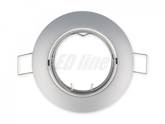 LED Einbaustrahler rund silber 5-7W 75mm Flur Spot MR16 12V