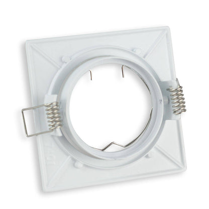 LED Einbaustrahler MR16 12V 5-7 Watt eckig Einbauspot 75mm Bohrloch
