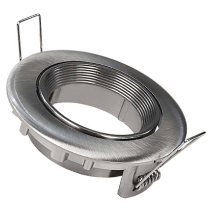 Einbaurahmen rund GU10 MR16 schwenkbar 75mm Rahmen Einbaustrahler Spot LED