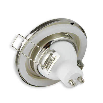 LED Einbaustrahler 230V GU10 Bad Badezimmer 7 Watt super flach rund IP44