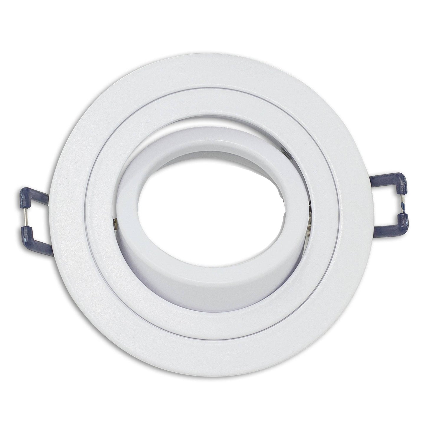 Einbaurahmen GU10 MR16 rund Gehäuse Einbauleuchte Ø75-85mm Bohrloch Spot LED
