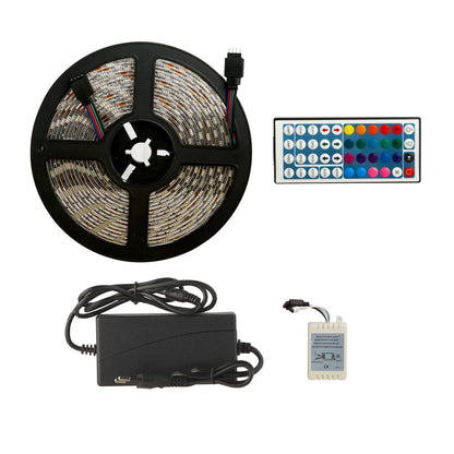 LED Streifen 14,4 Watt Stripe 5050 RGB bunt Band Strip mit Trafo