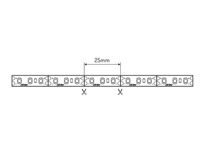 LED-Streifen – 5m, Kaltweiß (6500K), 960 lm/m, dimmbar, 600 SMD 2835 LEDs