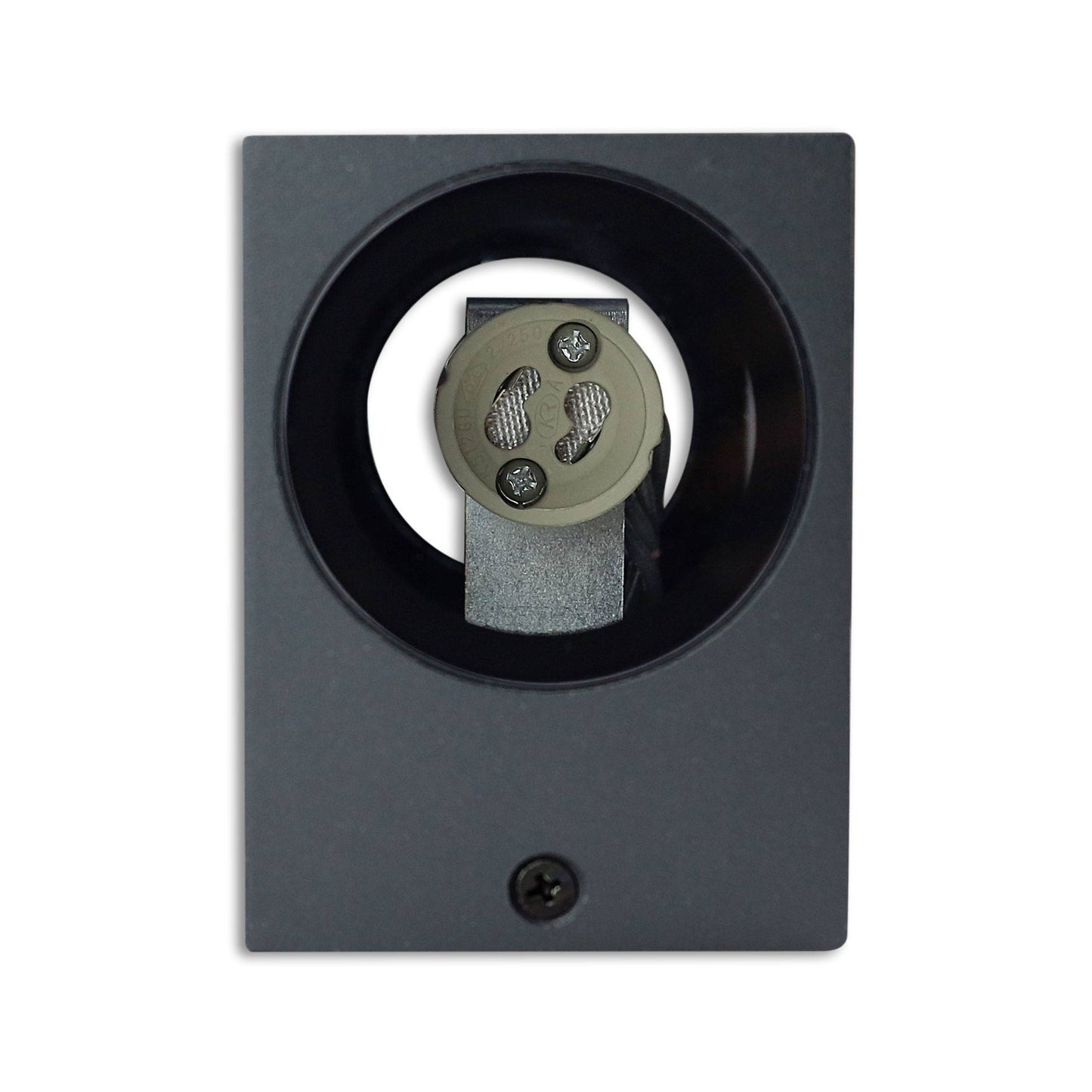 LED Wandleuchte Außen-Strahler 1-9W IP44 2x GU10 Wandlampe eckig Garten-Lampe up