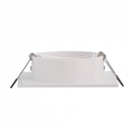 LED Einbaustrahler eckig weiß 1-9W 230V GU10 Einbau-Spot Lampe 75-85mm Panel