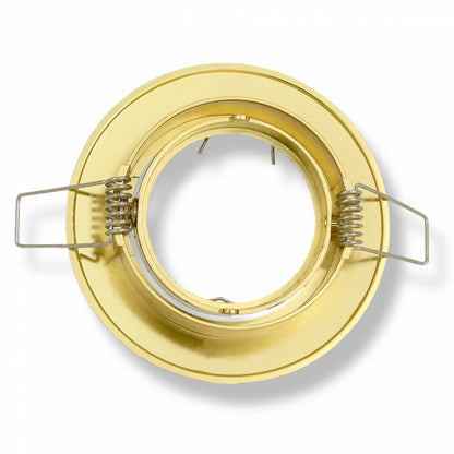 Einbaurahmen rund GU10 MR16 schwenkbar 75-80mm Gehäuse Einbaustrahler Spot LED