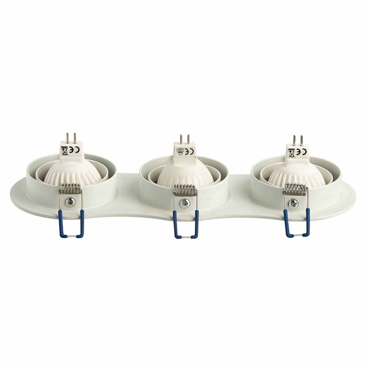 LED Einbaustrahler 1 2 3 flammig schwenkbar flach 5-7 Watt MR16 Einbau-Spot