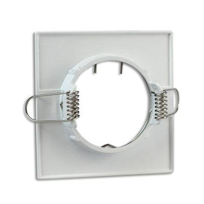 Einbaurahmen schwenkbar rund eckig Rahmen Einbaustrahler 60mm Spot GU10 MR16 LED