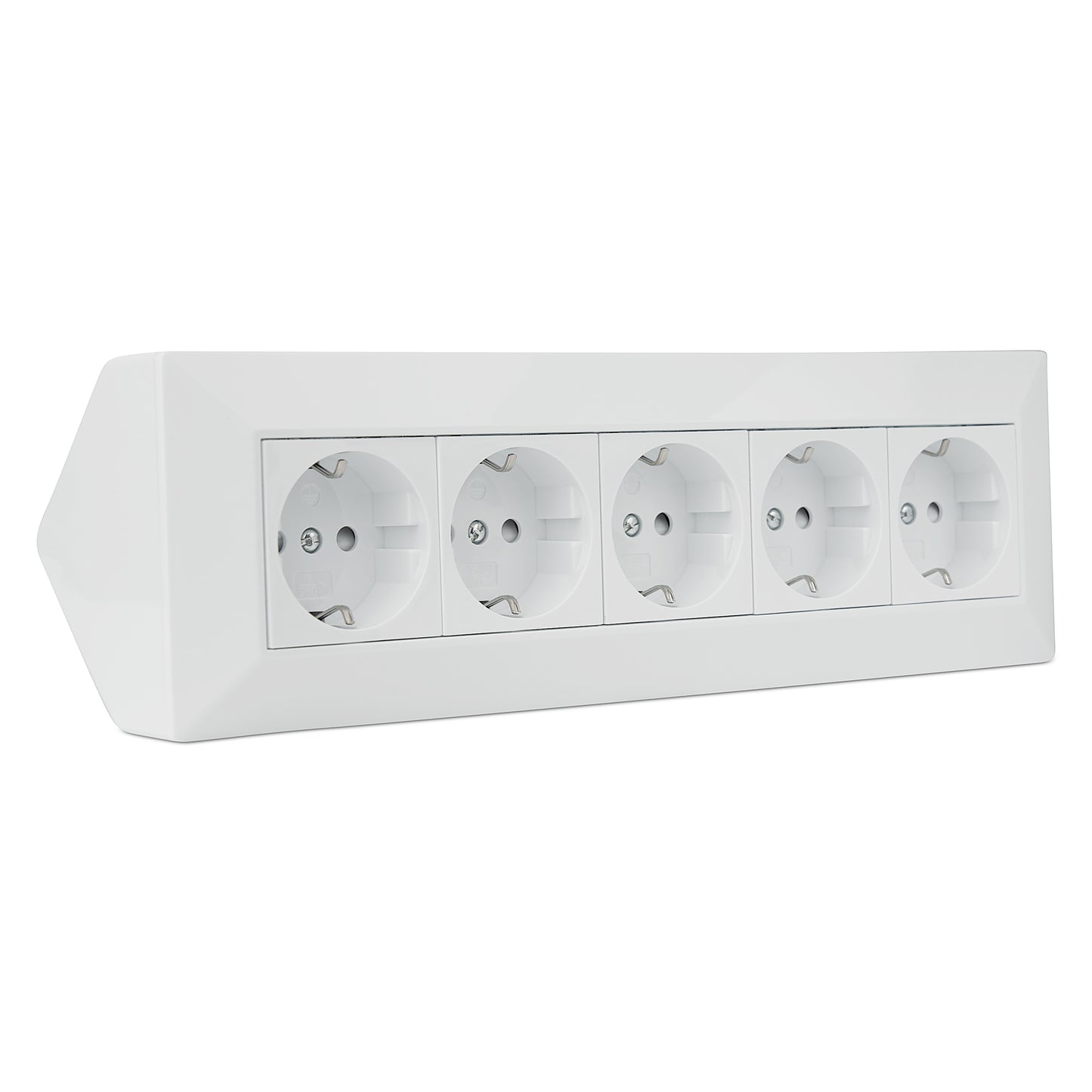 Möbel-Steckdose 5-fach Mehrfachsteckdose Steckdosenleiste Küche Büro Tisch