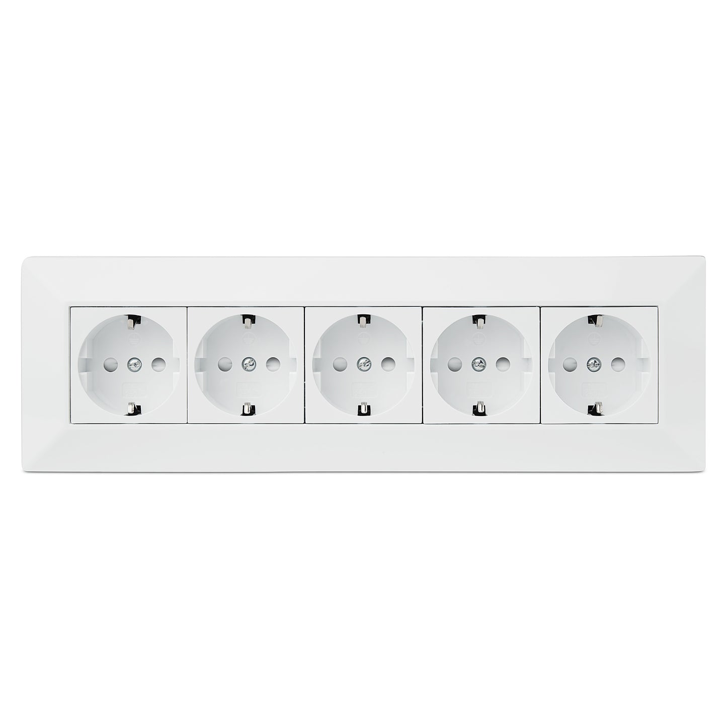 Möbel-Steckdose 5-fach Mehrfachsteckdose Steckdosenleiste Küche Büro Tisch