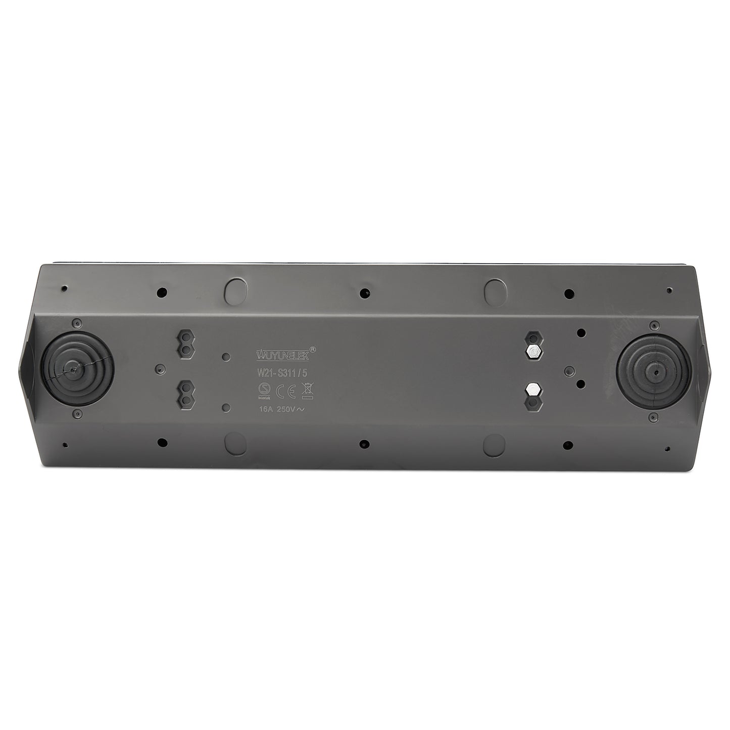 Möbel-Steckdose 5-fach Mehrfachsteckdose Steckdosenleiste Küche Büro Tisch