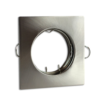 Einbaurahmen schwenkbar rund eckig Rahmen Einbaustrahler 60mm Spot GU10 MR16 LED