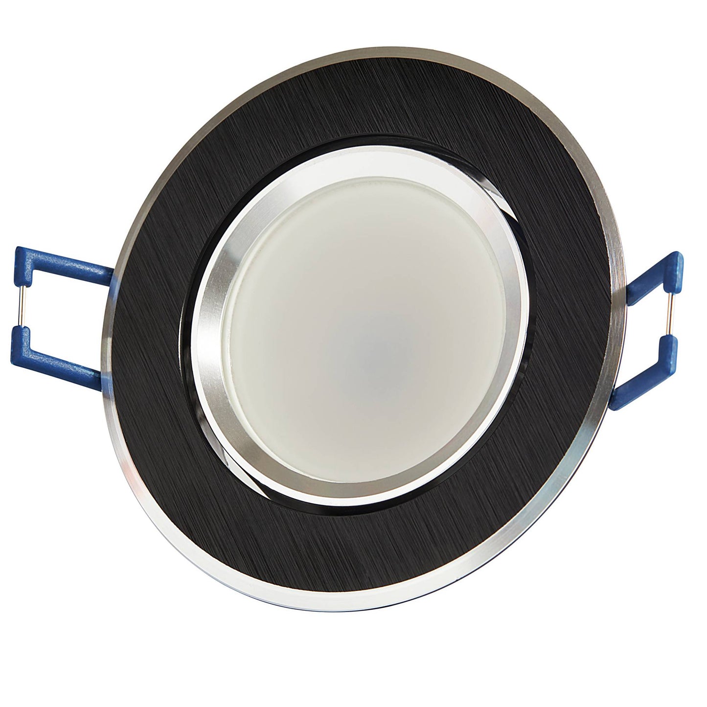 Einbaurahmen eckig rund GU10 MR16 schwenkbar Gehäuse 68mm Einbaustrahler Spot