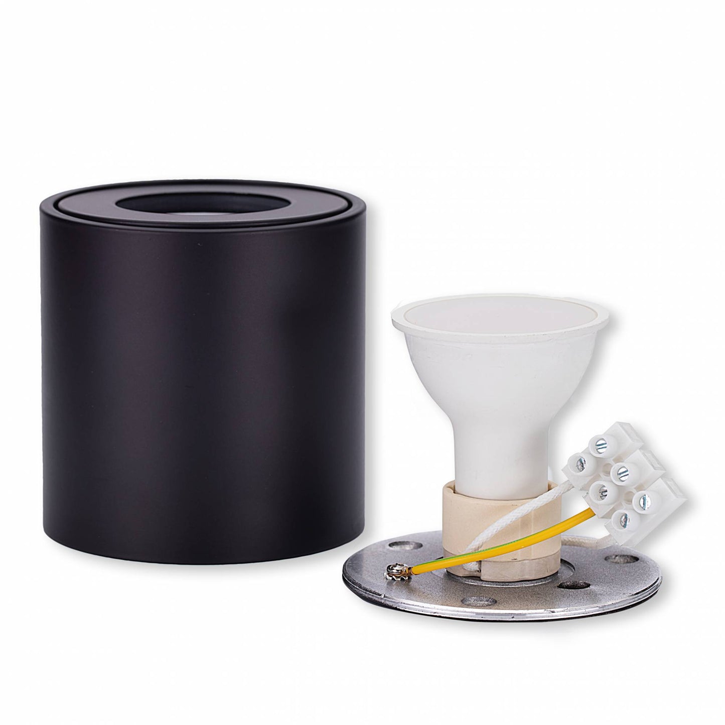 LED Aufbau-Leuchte 1-9W 230V rund IP44 Aufbaustrahler Außen Bad Einbauleuchte
