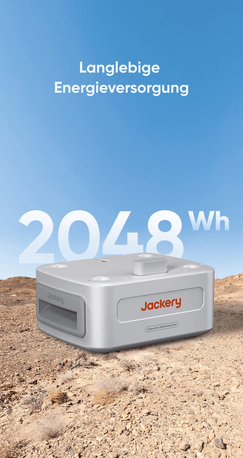 Jackery Navi 2000 Zusatzakku 2048Wh