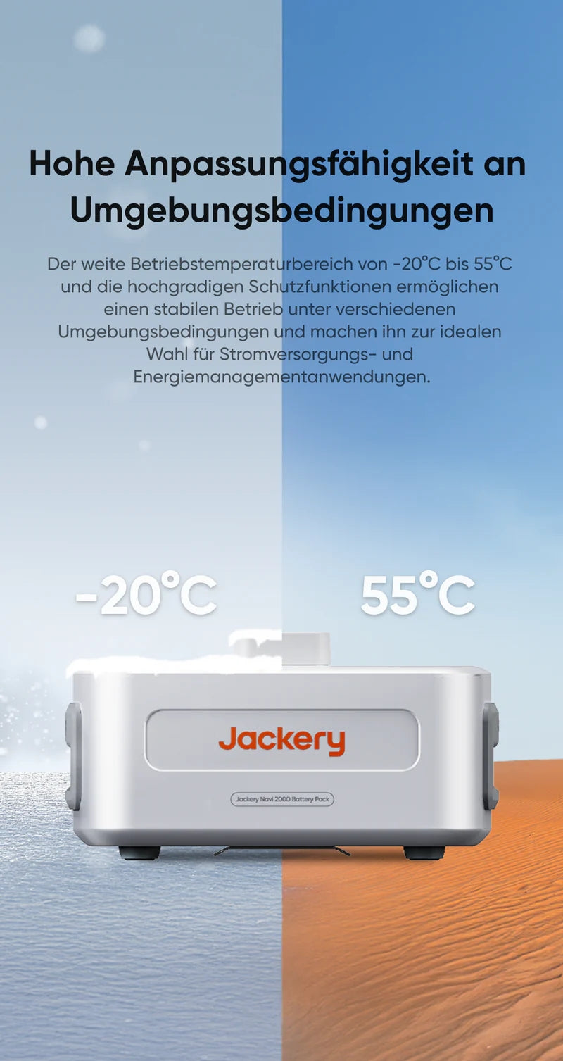 Jackery Navi 2000 Zusatzakku 2048Wh