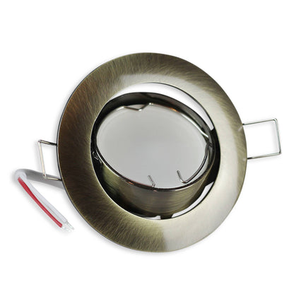 LED Einbaustrahler rund schwenkbar flach 3W 5W 6,5W Aluminium Einbau-Spot