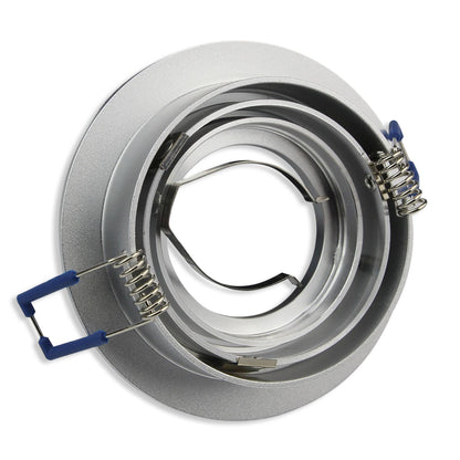 Einbaurahmen GU10 MR16 schwenkbar silber schwarz Rahmen Einbauleuchte Spot LED
