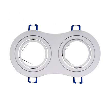 LED Einbaustrahler 1 2 3 flammig schwenkbar flach 5-7 Watt MR16 Einbau-Spot