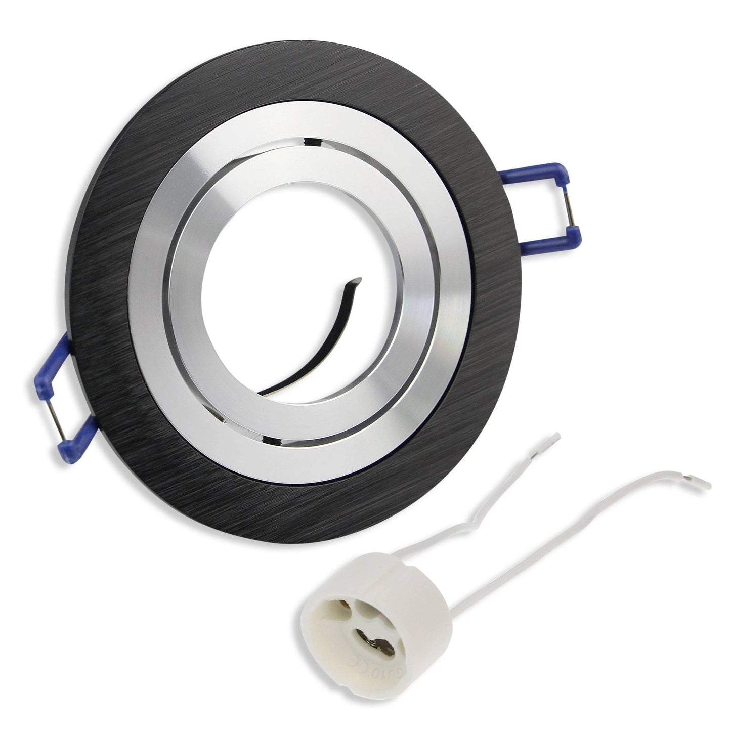 LED Einbaustrahler GU10 1-9 Watt rund eckig 230 Volt Spot Deckenstrahler 80mm