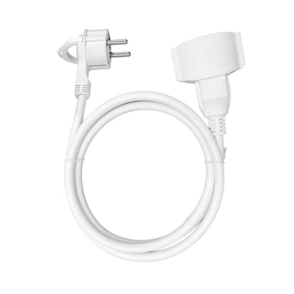 Schuko-Verlängerungskabel mit Flachstecker, PVC-Kabel (16A/230V) in 3 Längen erhältlich