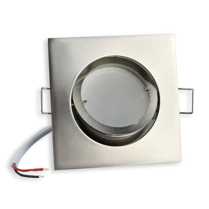 LED Einbaustrahler 5-7 Watt schwenkbar eckig rund MR16 12 Volt Einbauspot 70mm