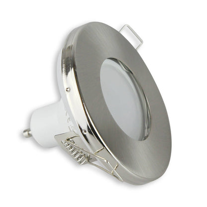 LED Einbaustrahler 230V GU10 Bad Badezimmer 7 Watt super flach rund IP44