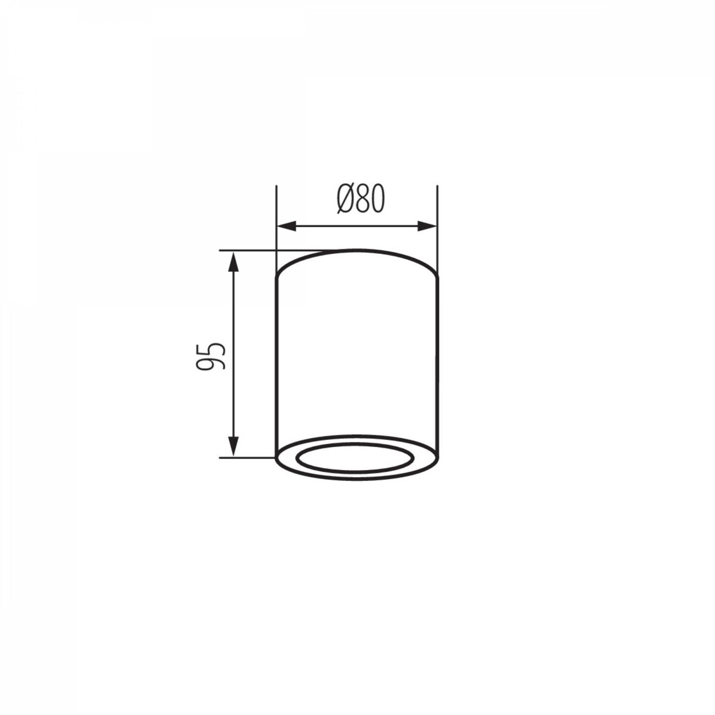 LED Aufbaustrahler Bad IP44 Leuchte Deckenspot Außen Strahler Spot GU10 230V
