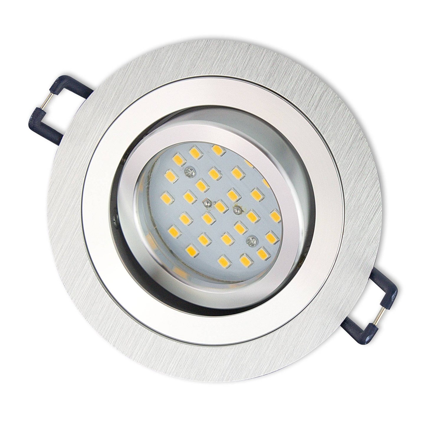 Einbaurahmen GU10 MR16 rund Gehäuse Einbauleuchte Ø75-85mm Bohrloch Spot LED