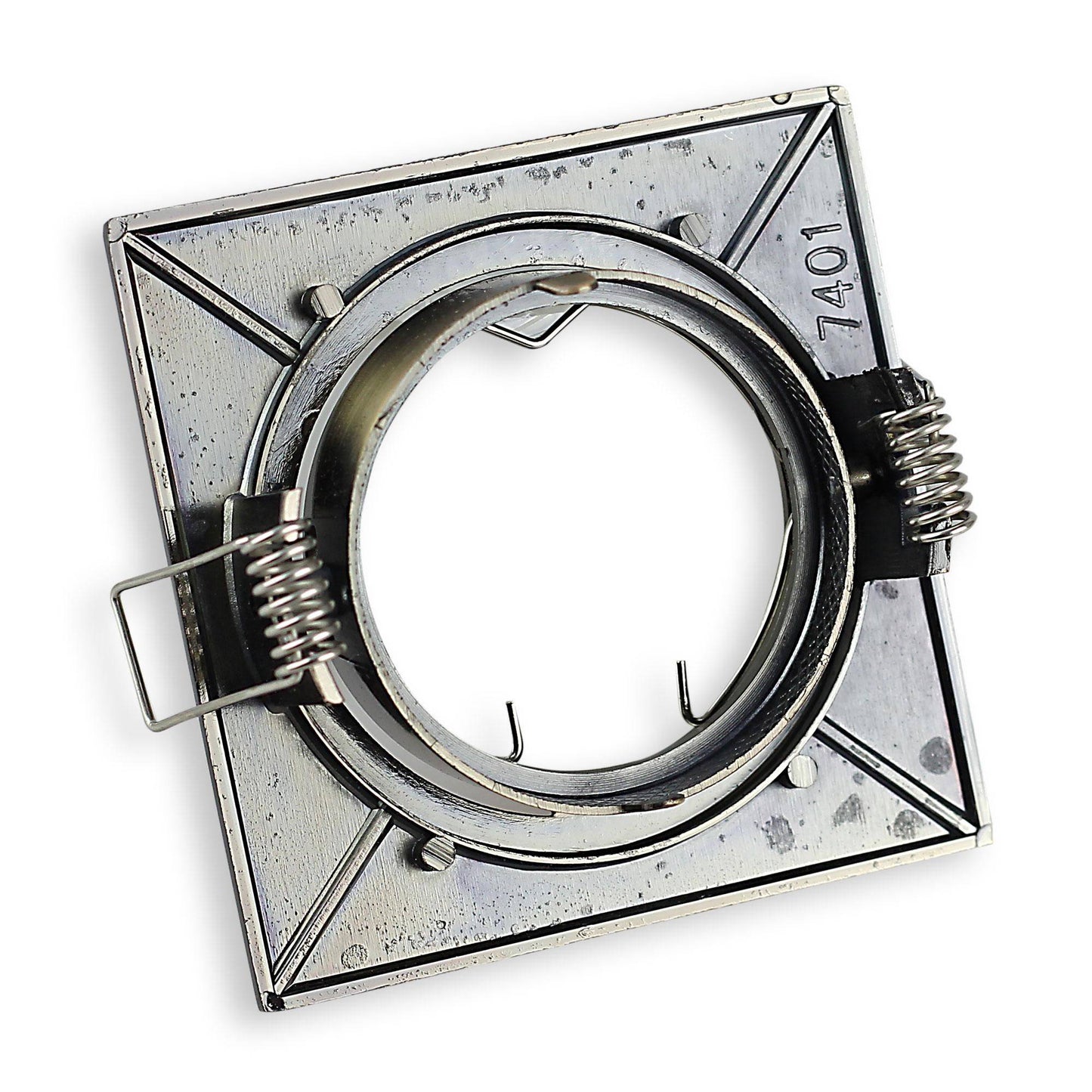 LED Einbaustrahler MR16 12V 5-7 Watt eckig Einbauspot 75mm Bohrloch