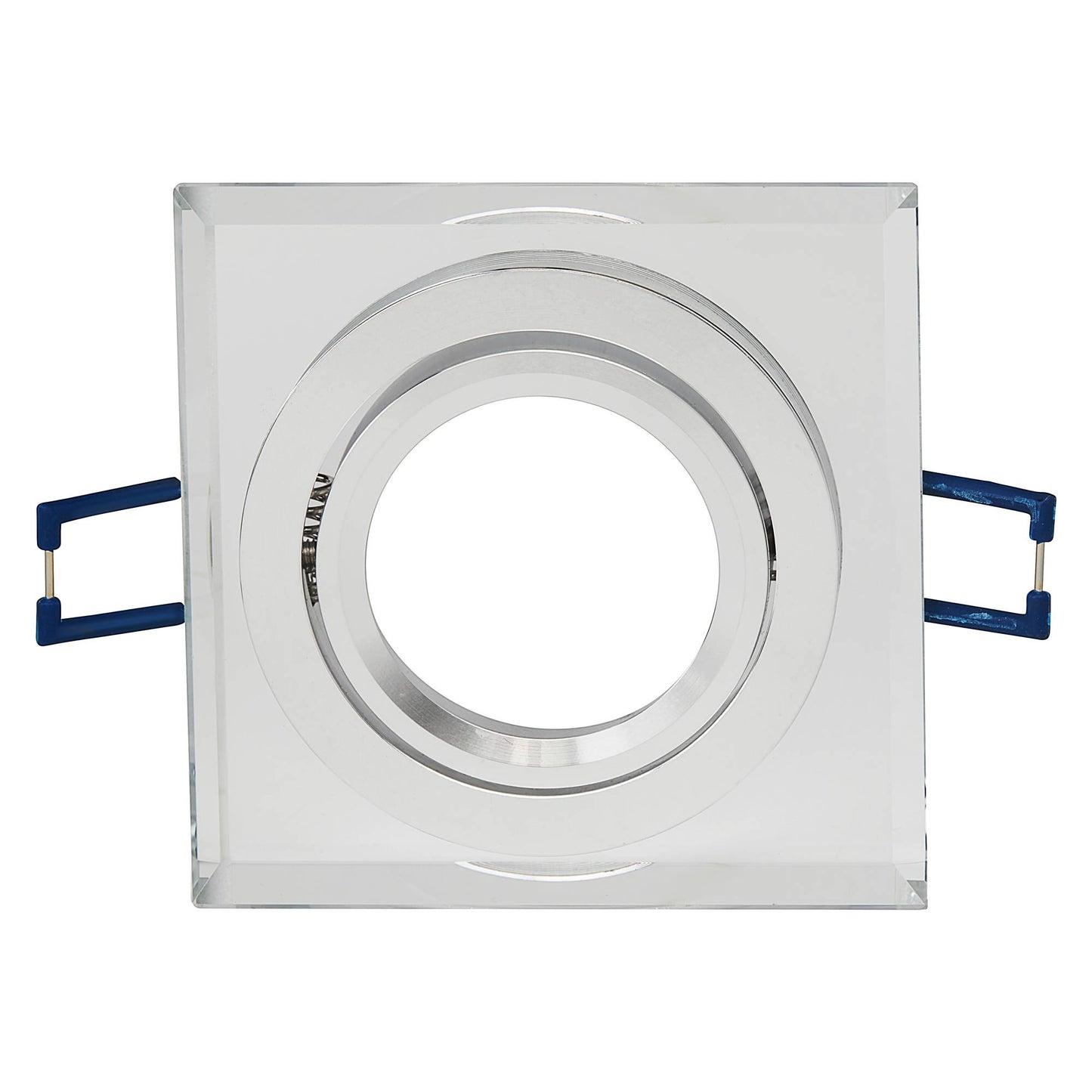 LED Einbaustrahler Glas 1-9W Deckenleuchte Leuchte 75-80mm flach Spot GU10 230V