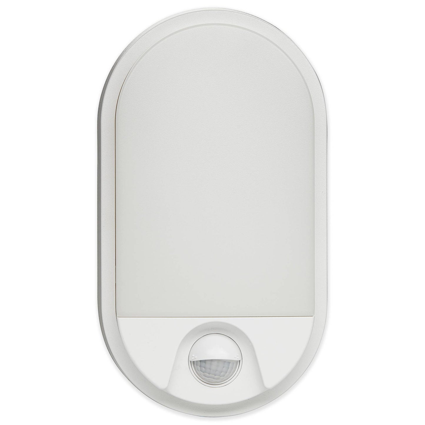 LED Wandleuchte mit Bewegungsmelder oval Außen-Leuchte IP54 Wandlampe Wand-Spot