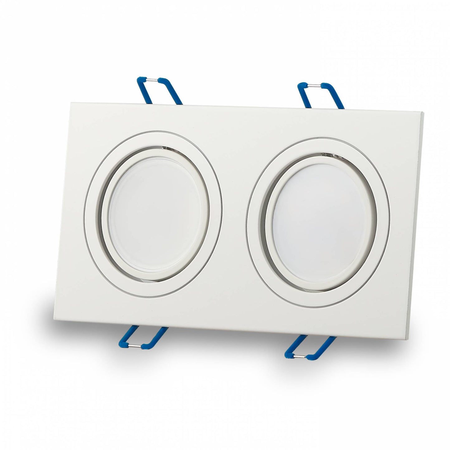 Einbaurahmen eckig weiß GU10 MR16 schwenkbar 1 2 3 fach Deckenstrahler