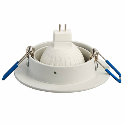 LED Einbaustrahler rund 5-7W flach 12V MR16 Spot Strahler 75-80mm Panel