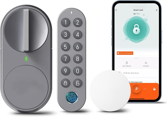 Trano Smartes Türschloss-Set mit Keypad Pro – Sicherheit, Komfort und moderne Technologie für Ihr Zuhause oder Gewerbe