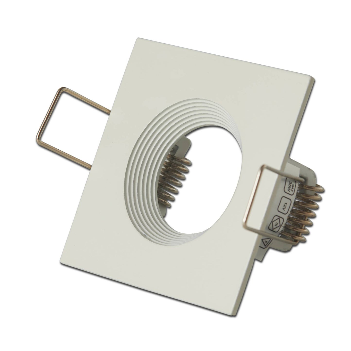 LED Einbaustrahler flach weiß eckig MR11 Einbau-Leuchte Deckenlampe 12V 55mm