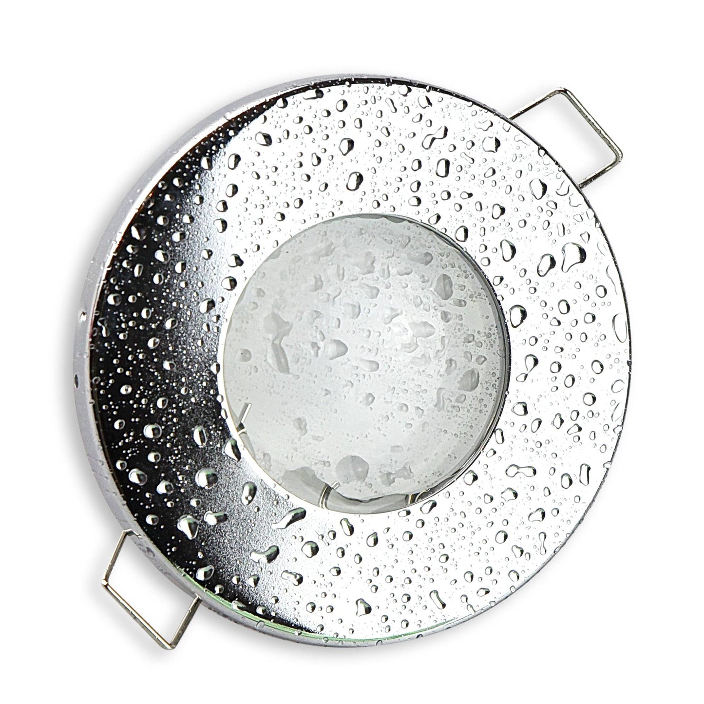 Einbaurahmen GU10 MR16 IP44 Bad Badezimmer flach rund 55mm Rahmen Einbaustrahler