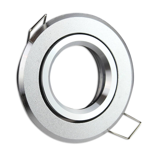 Einbaurahmen rund GU10 MR16 schwenkbar 70-73mm Gehäuse Einbaustrahler Spot