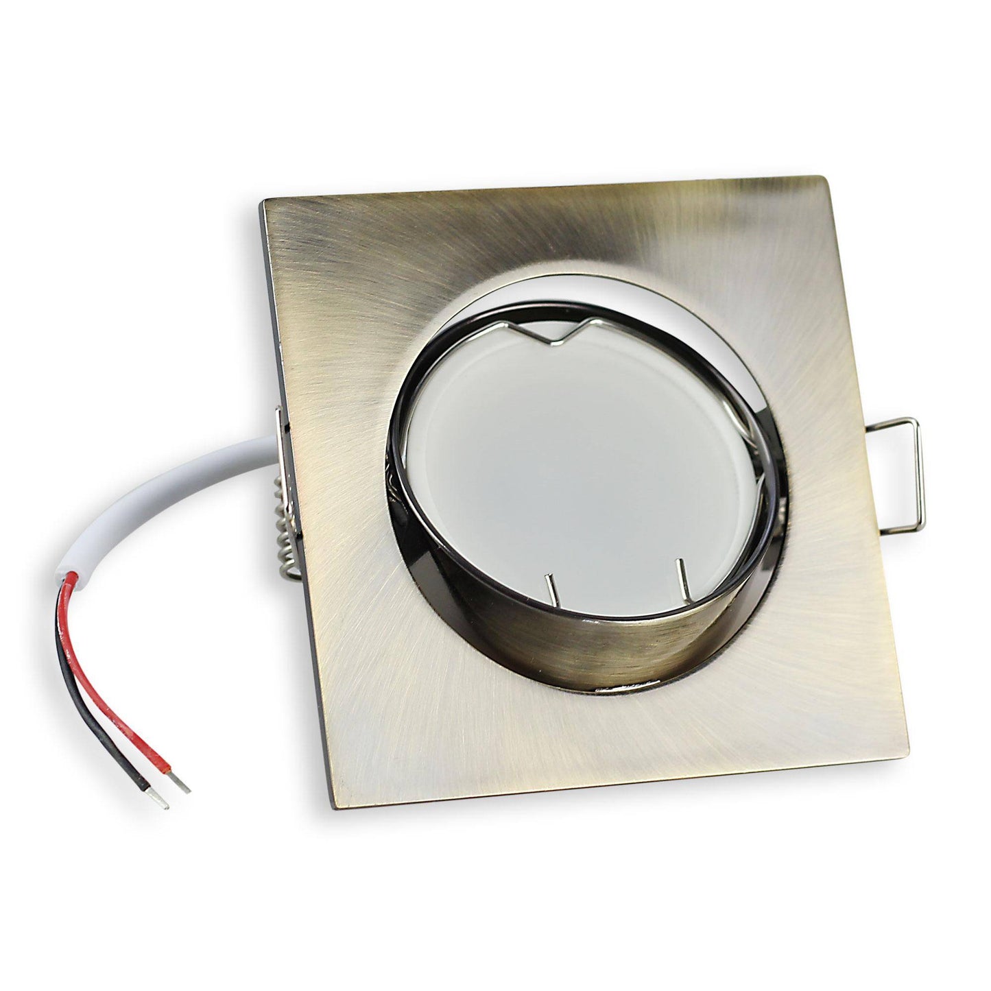 LED GU10 Einbaustrahler Aluminium schwenkbar 75mm 230 Volt