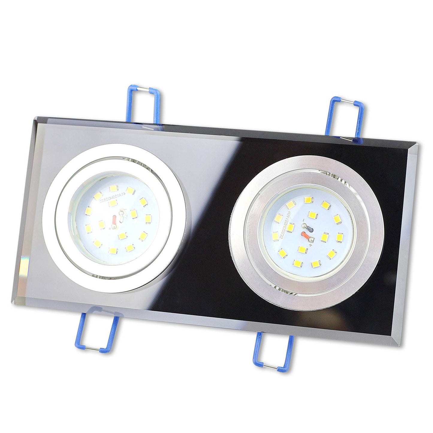 LED Einbaustrahler 5-7W Glas 2-fach Spot MR16 Einbauleuchte Deckenleuchte