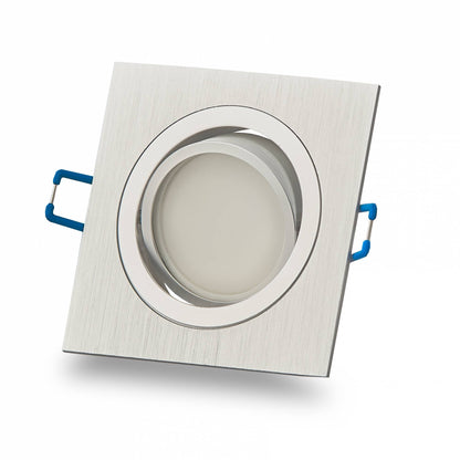 LED Einbaustrahler flach eckig 5-7W MR16 Einbau-Spot Deckenspot 12V 75mm