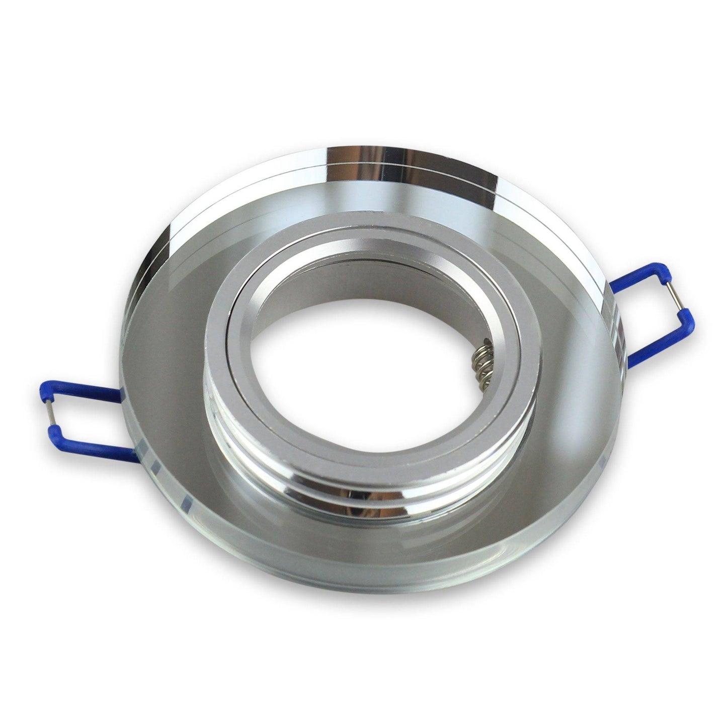 Einbaurahmen GU10 Glas rund eckig 60-70mm Gehäuse Einbaustrahler Spot LED