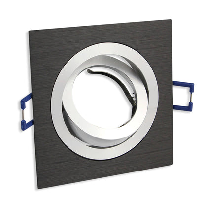 Einbaurahmen GU10 MR16 schwenkbar silber schwarz Rahmen Einbauleuchte Spot LED