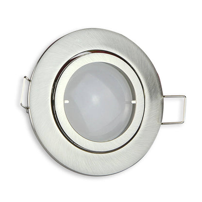 Einbaurahmen rund eckig GU10 R16 schwenkbar Rahmen Ø70mm Einbaustrahler Spot LED