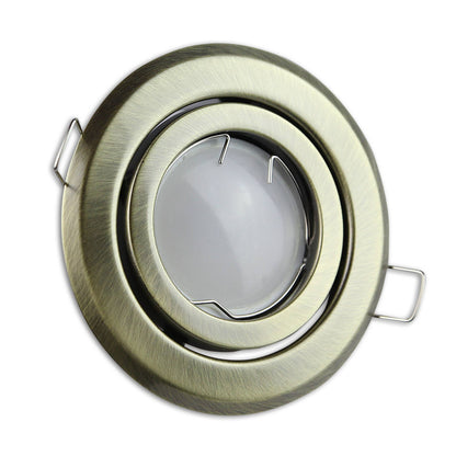 LED Einbaustrahler MR16 12V, rund & schwenkbar, 5–7W, 80–85 mm