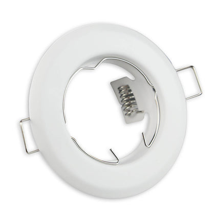 Einbaurahmen GU10 MR16 rund 55-60mm Gehäuse Einbauleuchte Aluminium Einbauspot