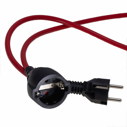 Verlängerungskabel Schuko Euro schwarz rot weiß 3m 5m 10m 20m H05VV-F 3G1,17