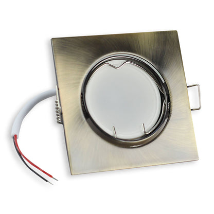 LED GU10 Einbaustrahler Aluminium schwenkbar 75mm 230 Volt