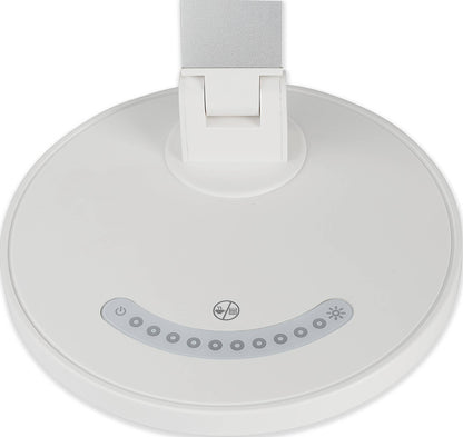 LED Tischleuchte weiß dimmbar mit USB Schreibtischlampe Büroleuchte 3Lichtfarben